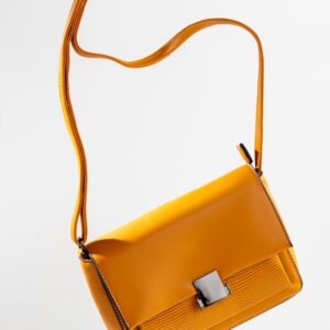 Yellow hand bag